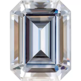 0.92ct Emerald Cut Moissanite