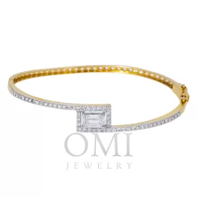 14K GOLD LAB DIAMOND  BRACELET 1.82 CT