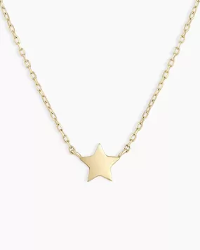 14k Gold Star Necklace