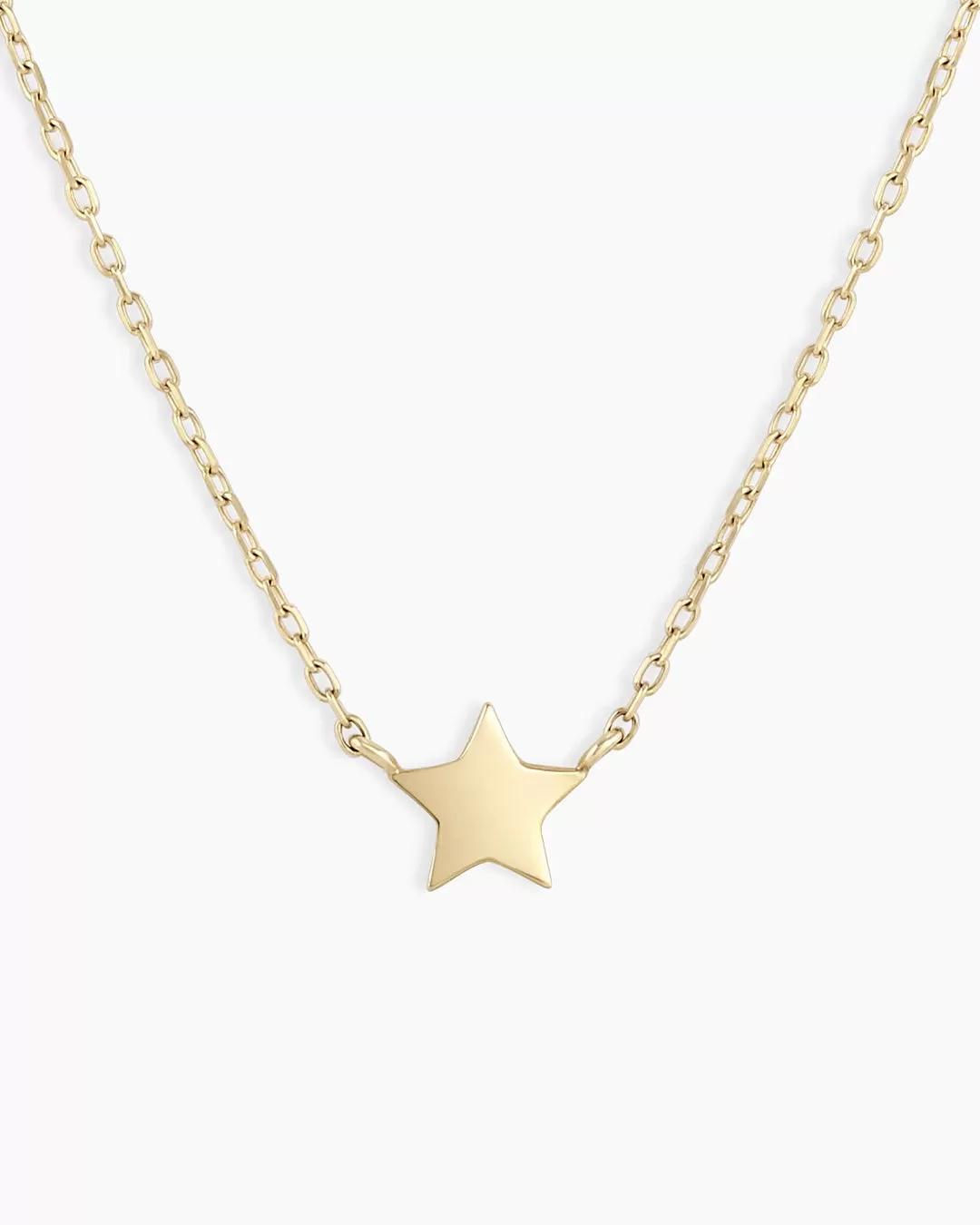 14k Gold Star Necklace