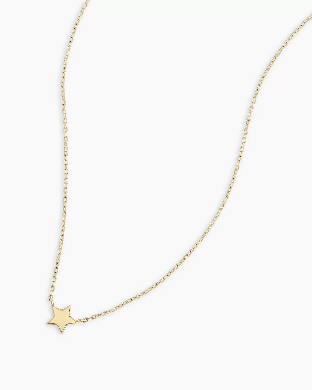 14k Gold Star Necklace