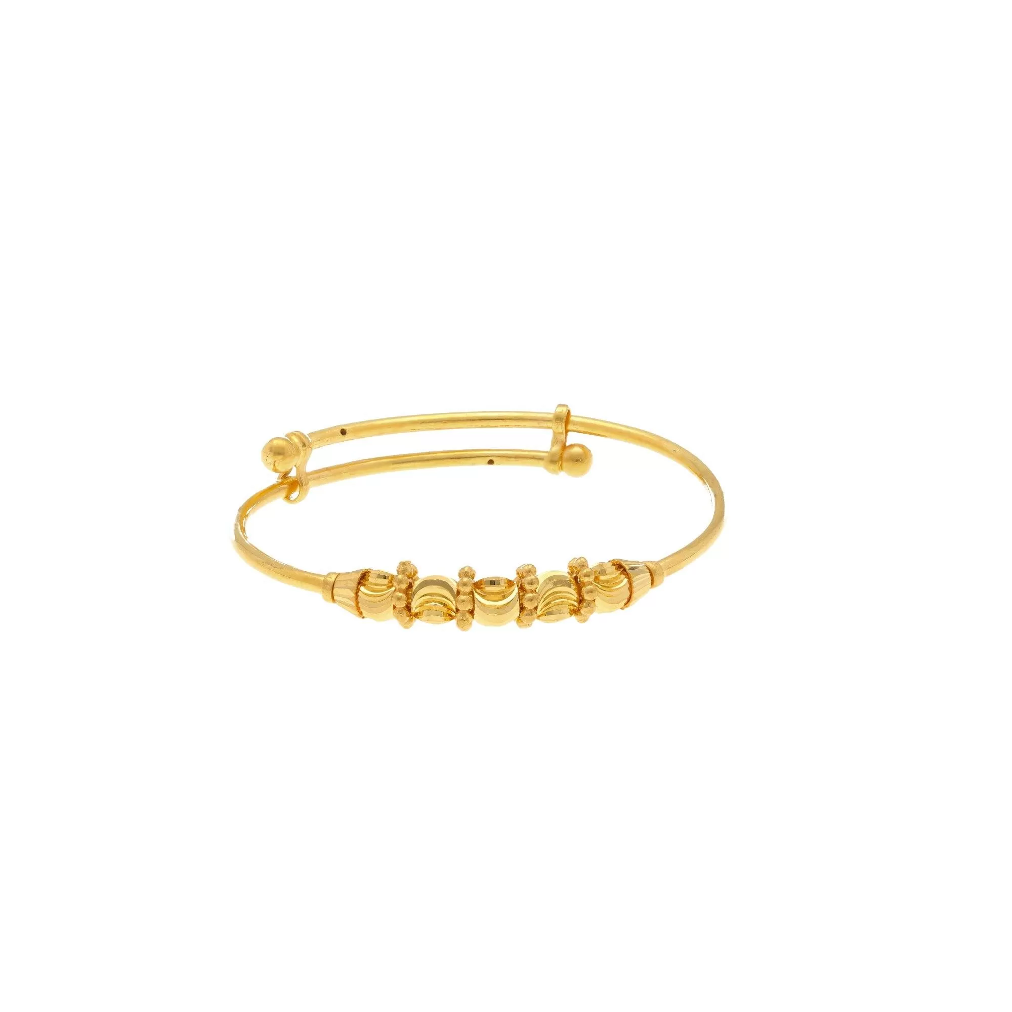 22K Yellow Gold Sunny Baby Bangle Set