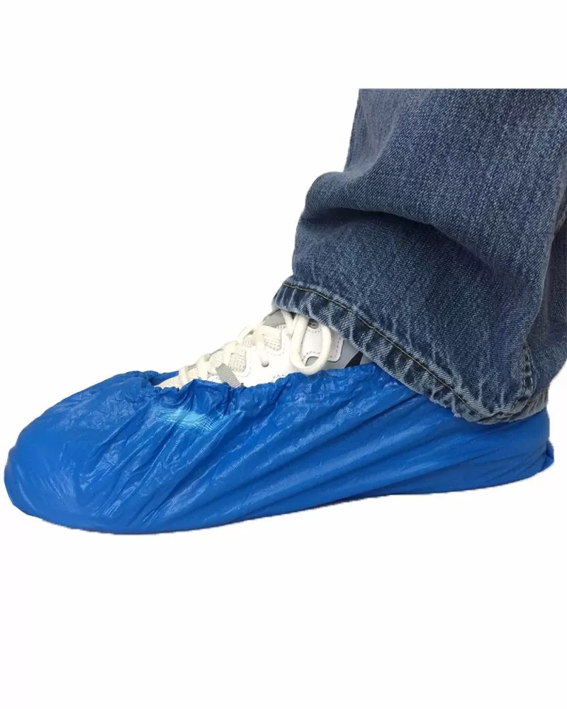 (300/Case) Blue Disposable Shoe & Boot Covers