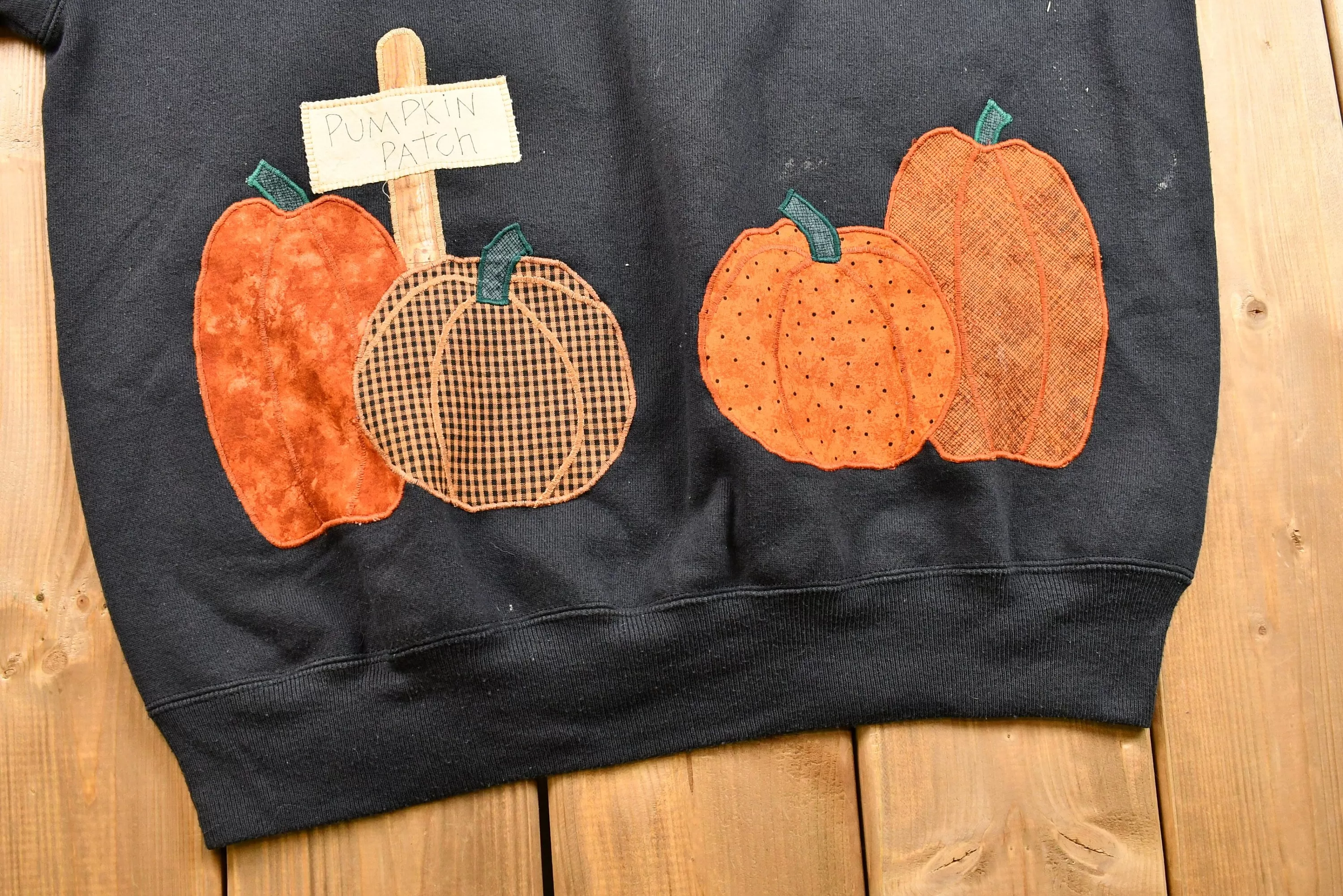 90s Halloween Crewneck / Double Sided Graphic / Cute Witch and Pumpkins / Holiday / Festive / American Streetwear