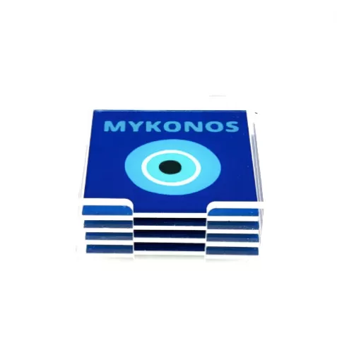 Acrylic Mykonos Coasters