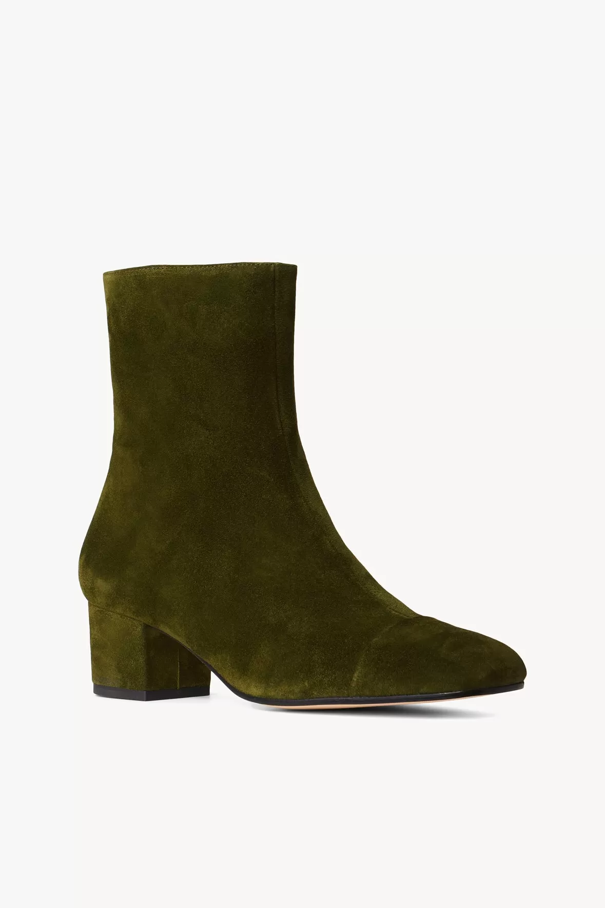 AIMEE SHORT BOOT | OLIVE SUEDE