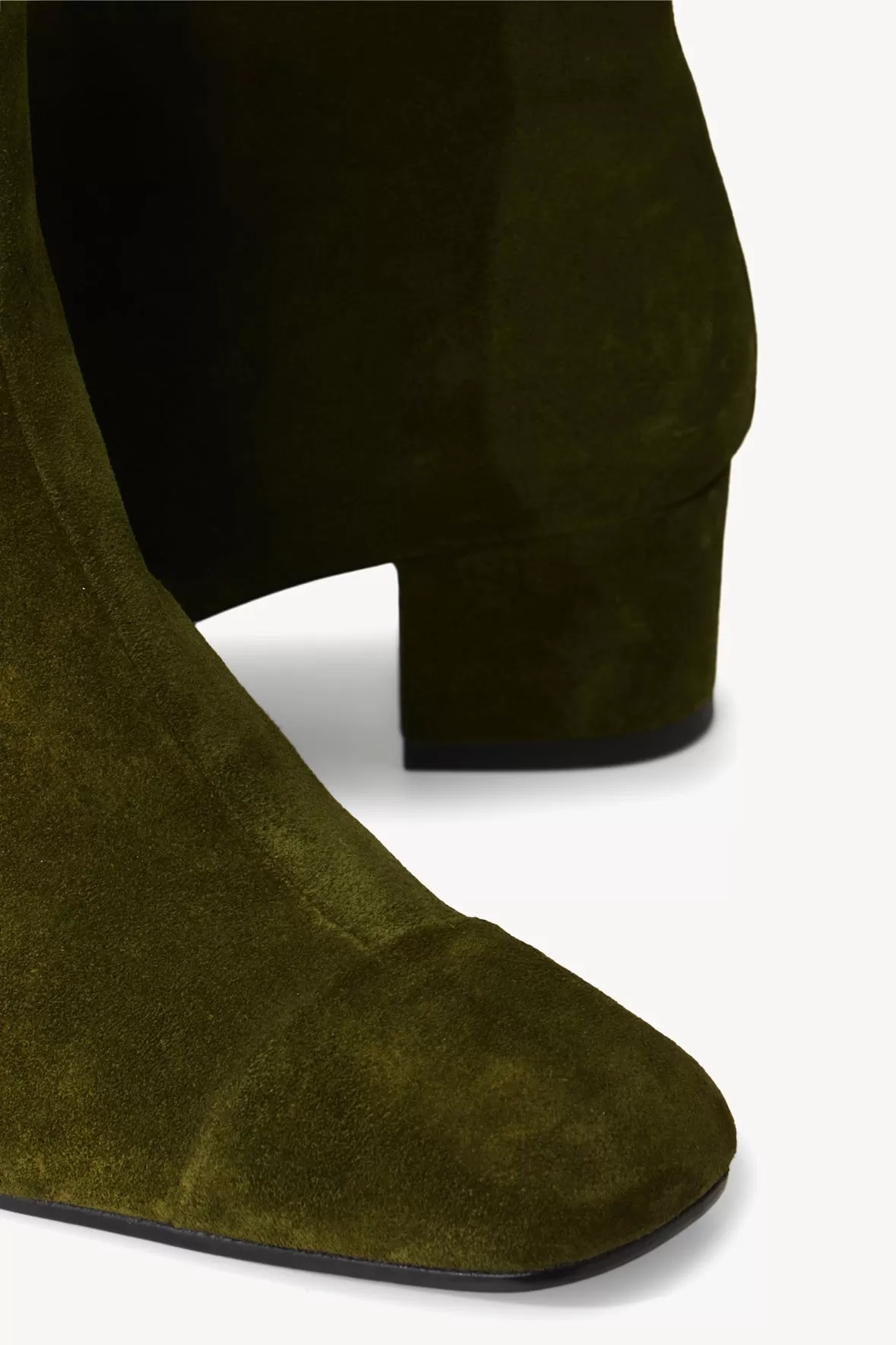 AIMEE SHORT BOOT | OLIVE SUEDE