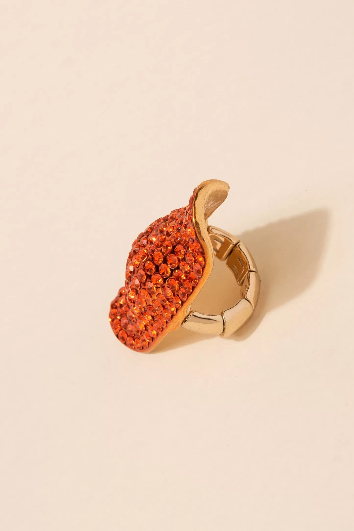 Alexis Long Shield Statement Ring