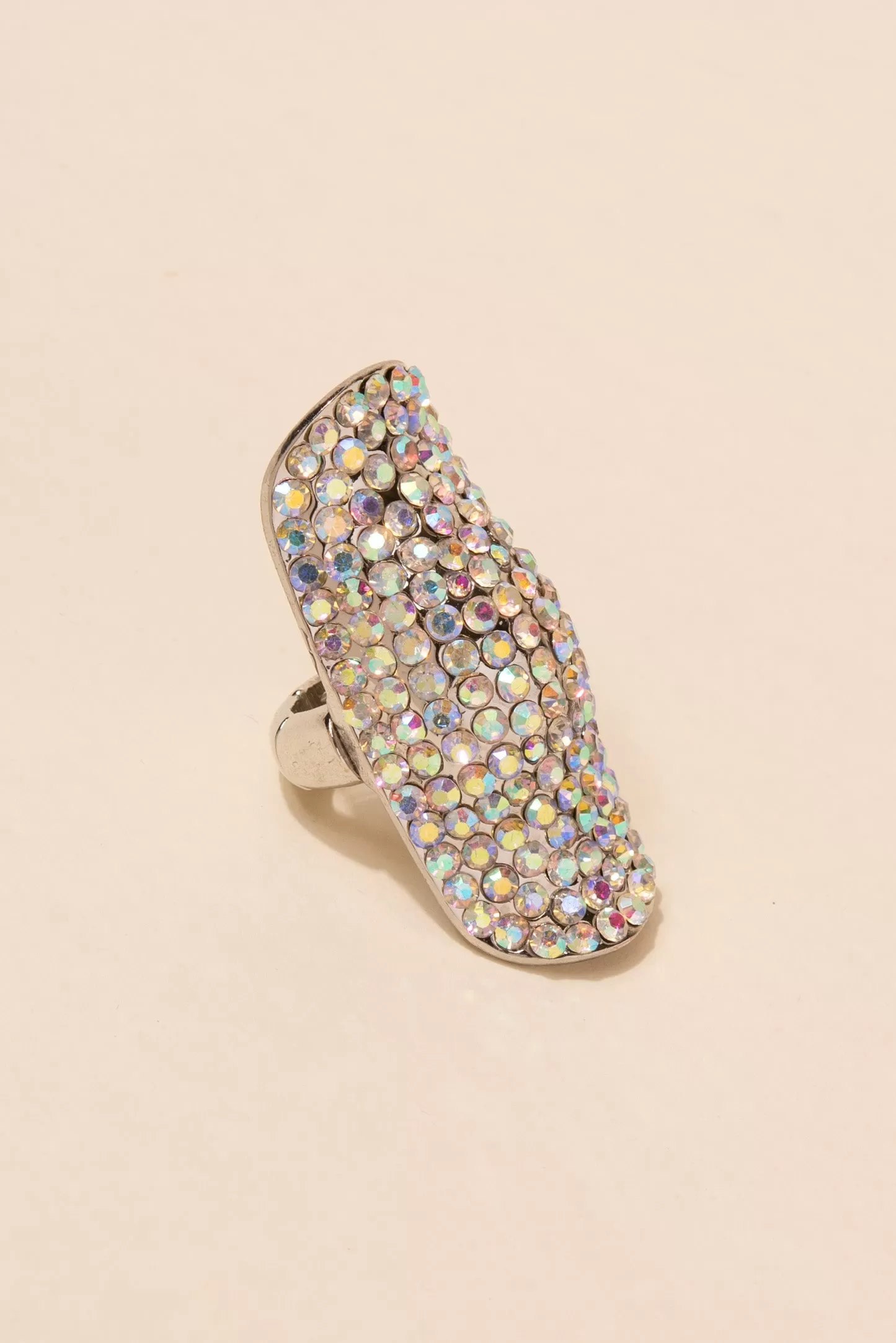 Alexis Long Shield Statement Ring