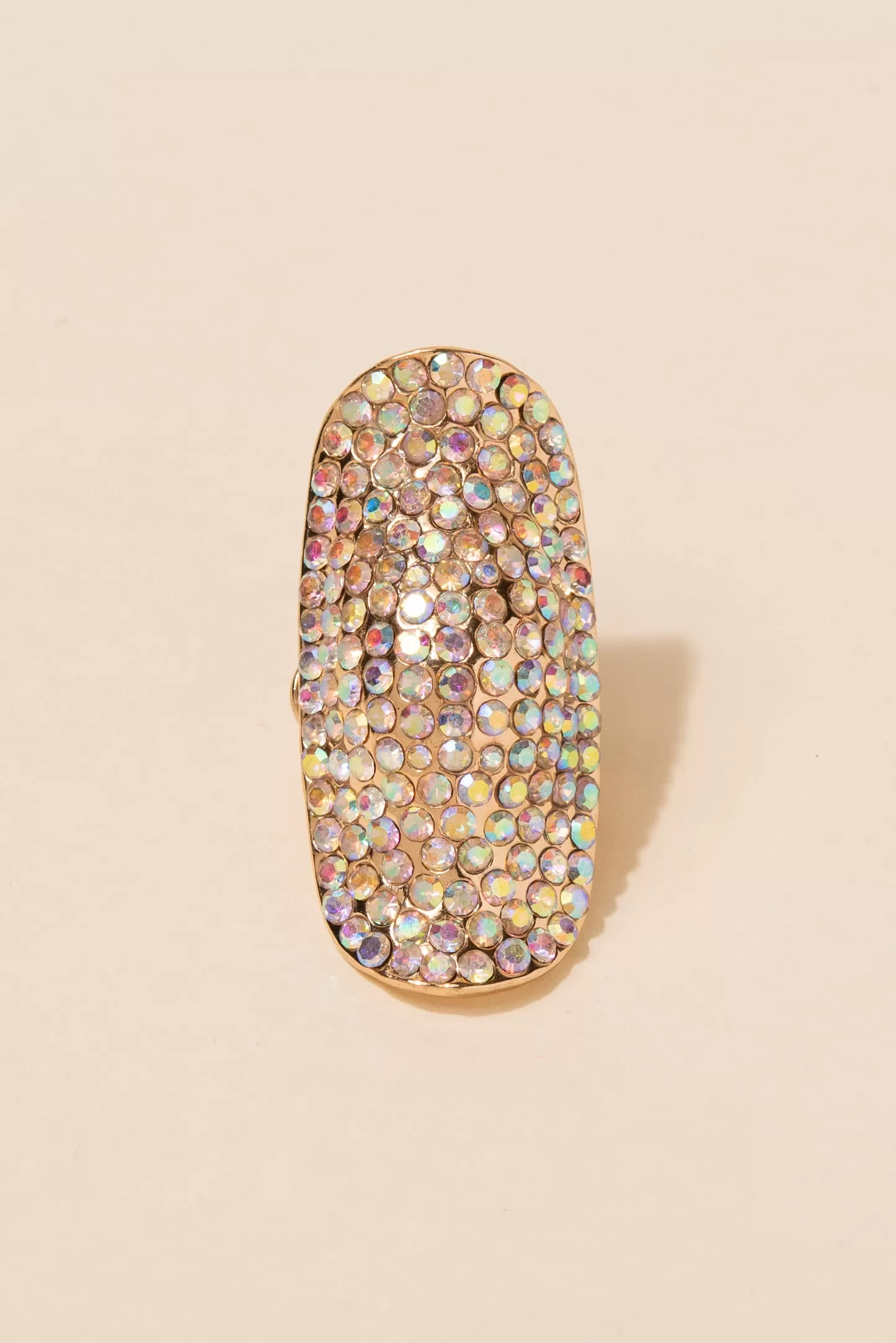 Alexis Long Shield Statement Ring