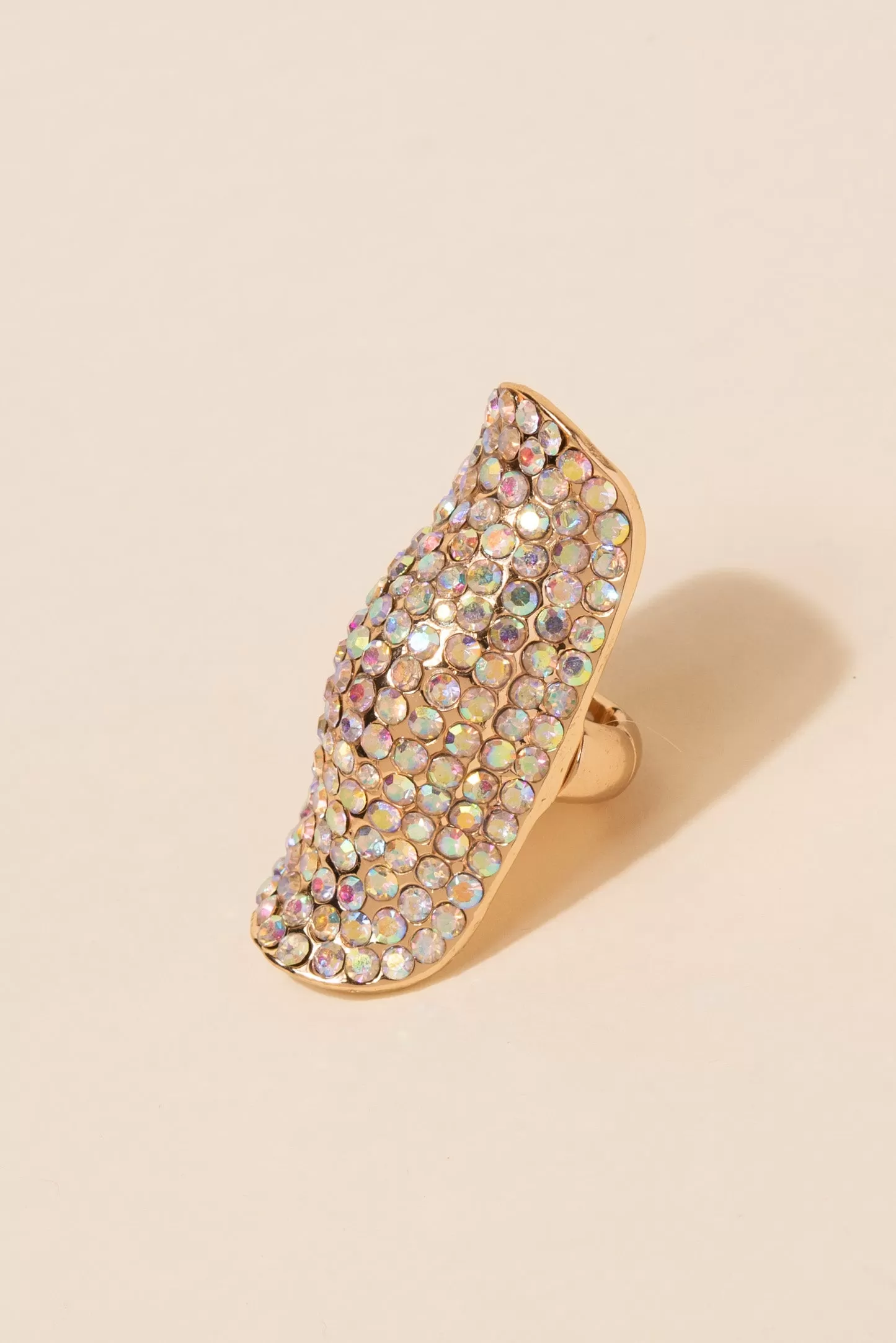 Alexis Long Shield Statement Ring