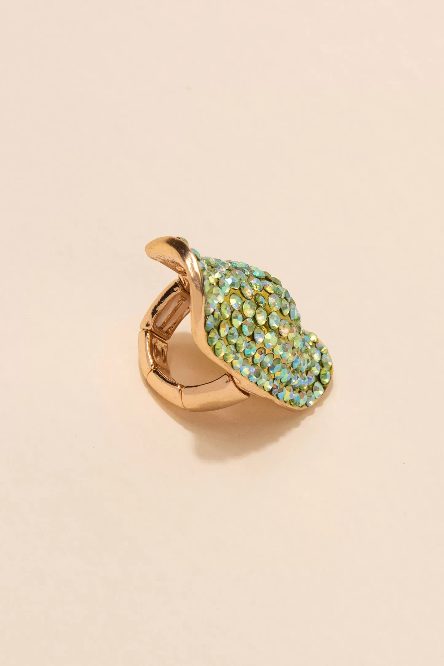 Alexis Long Shield Statement Ring