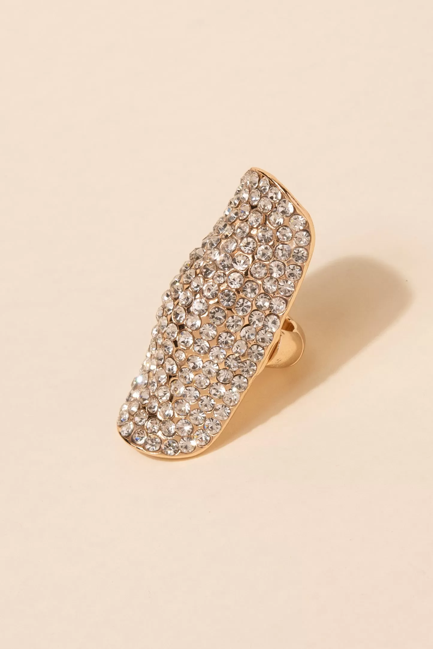 Alexis Long Shield Statement Ring