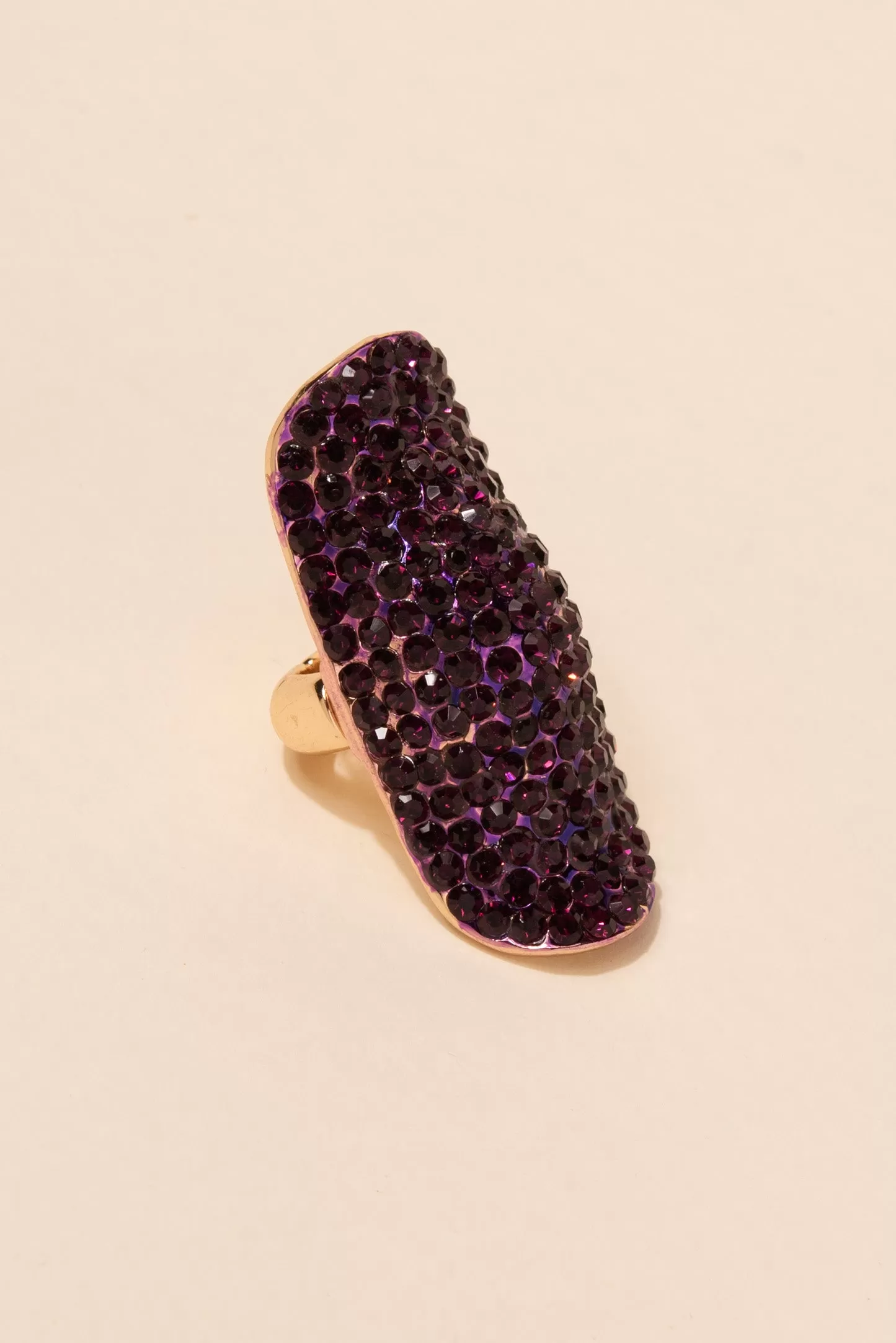 Alexis Long Shield Statement Ring