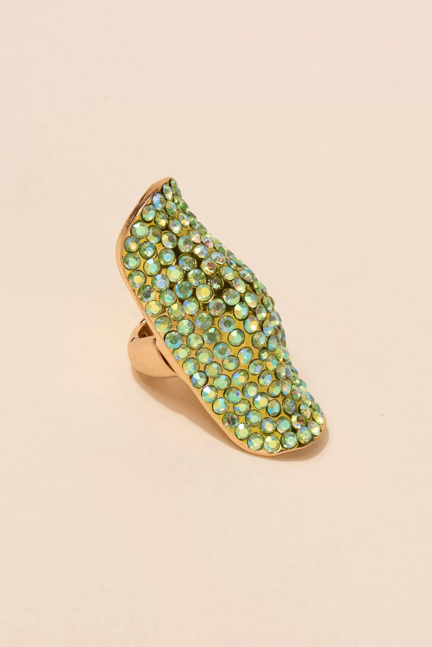 Alexis Long Shield Statement Ring