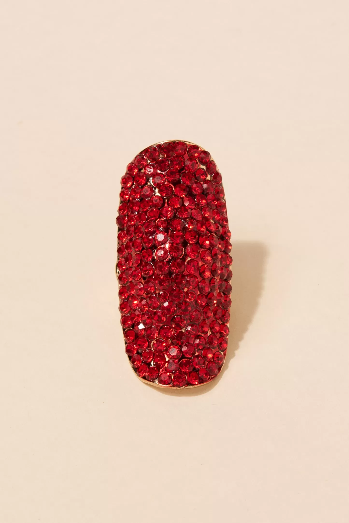 Alexis Long Shield Statement Ring