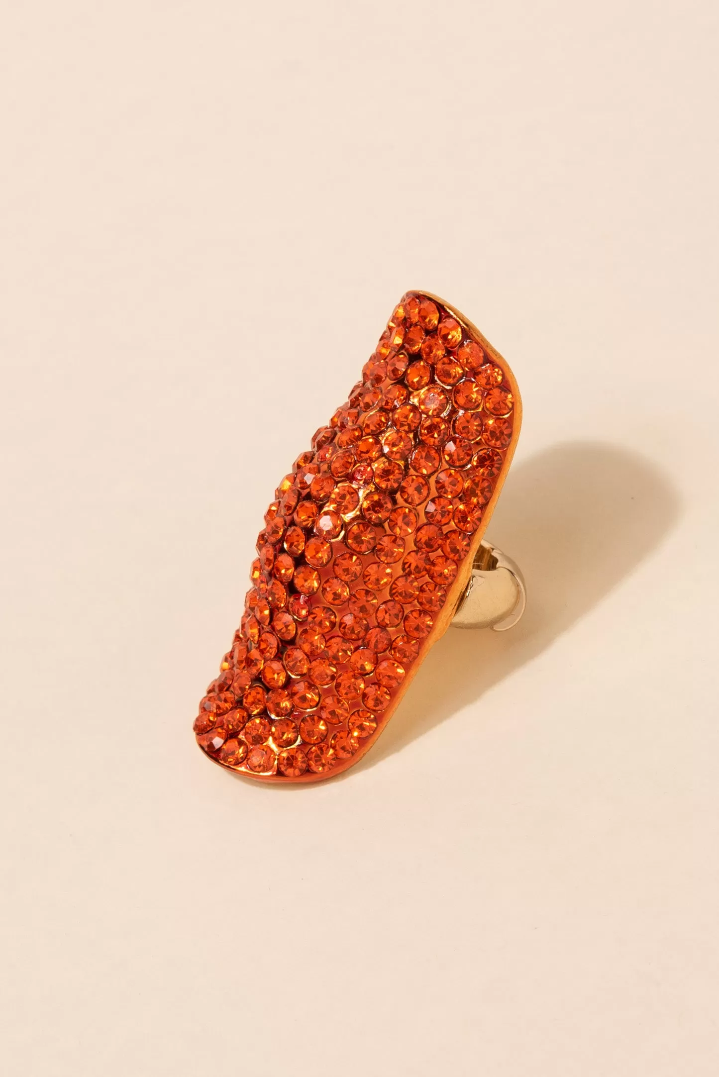 Alexis Long Shield Statement Ring