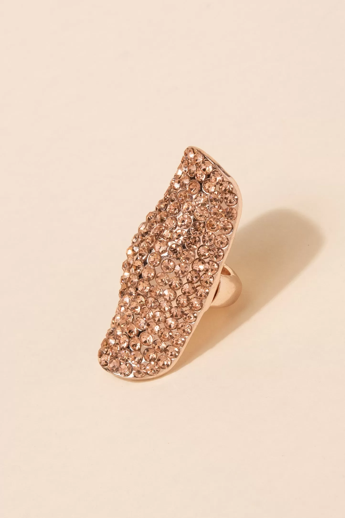 Alexis Long Shield Statement Ring