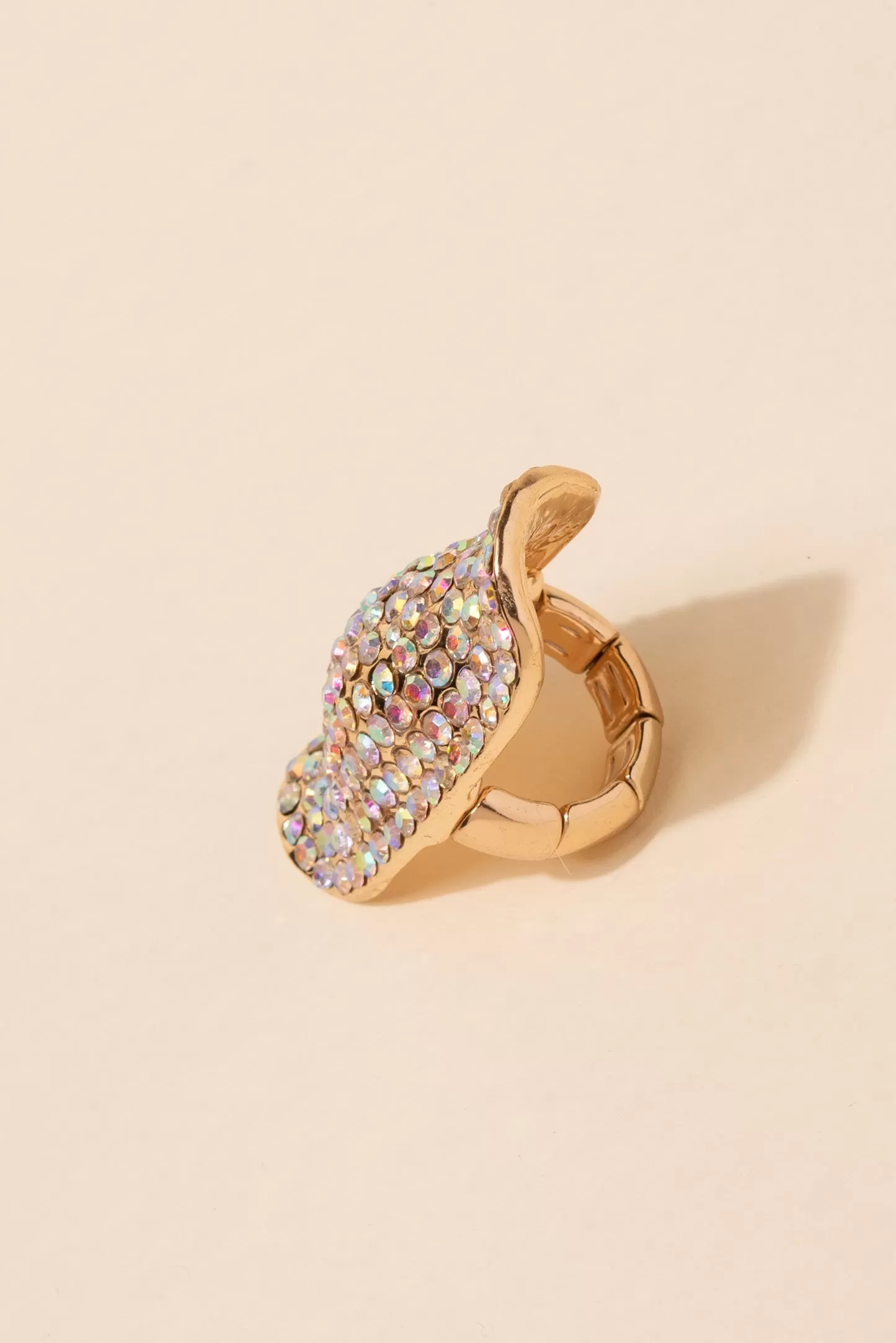 Alexis Long Shield Statement Ring