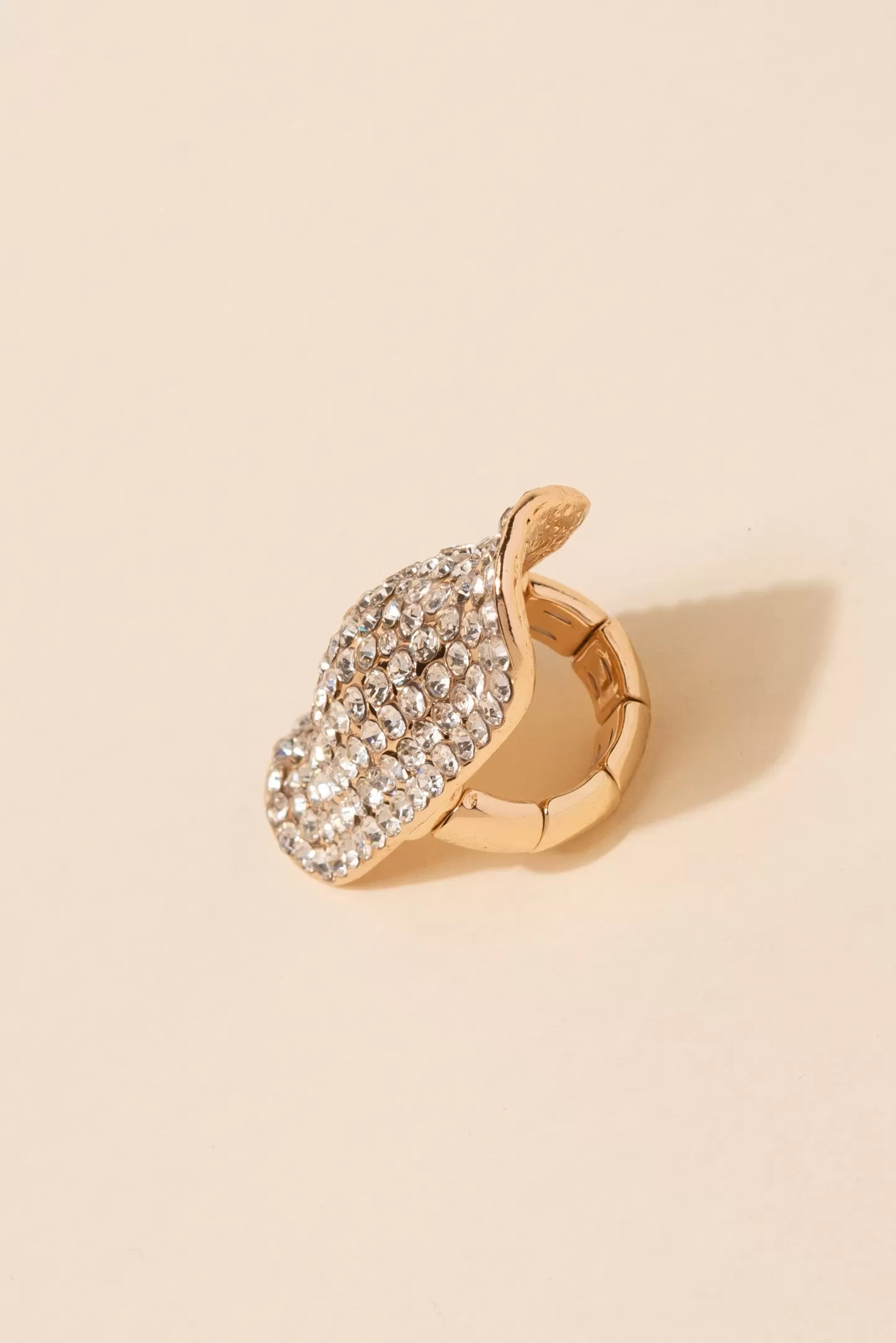 Alexis Long Shield Statement Ring