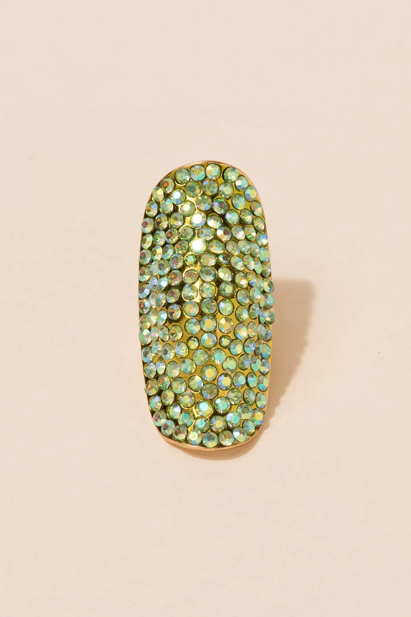 Alexis Long Shield Statement Ring