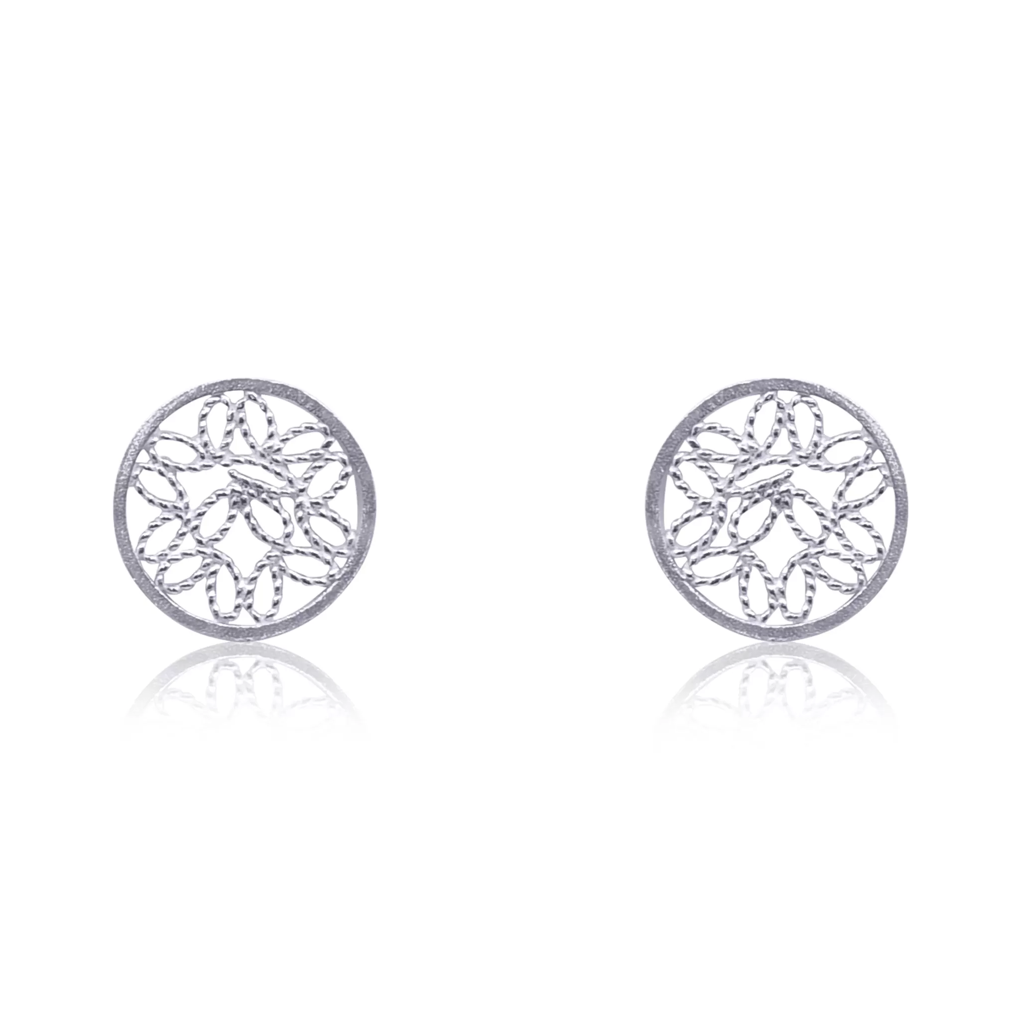 ALICE SILVER STUD EARRINGS FILIGREE