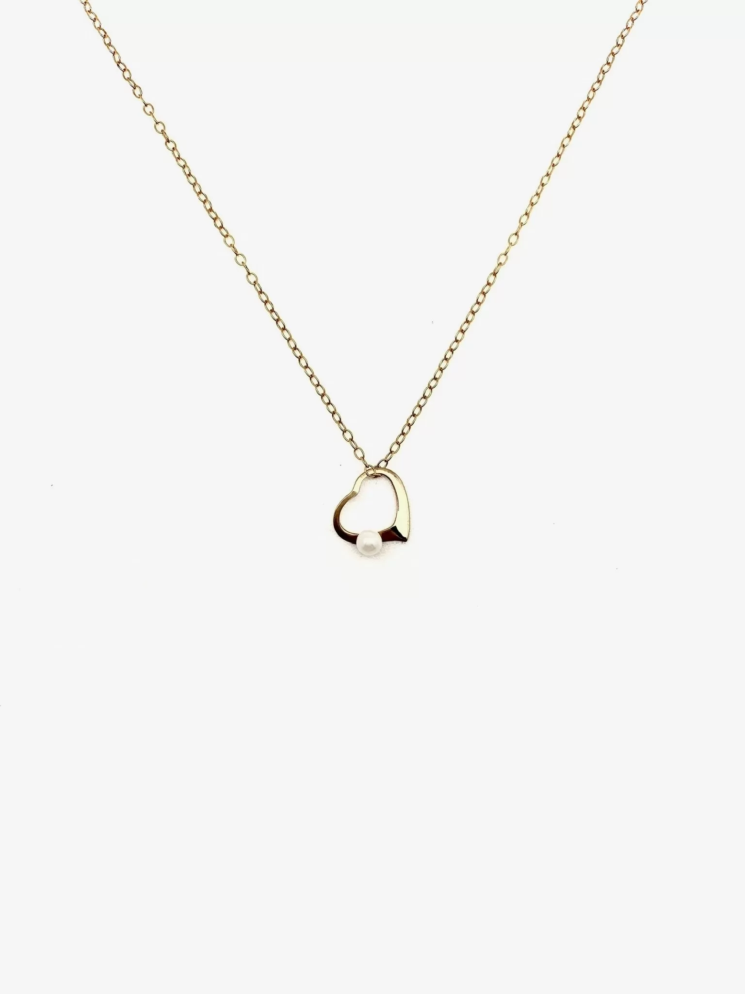 Always Pearl Heart Necklace