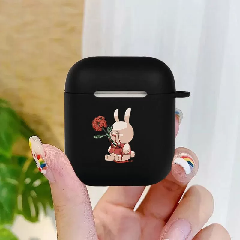 Anime The Promised Neverland Soft silicone TPU Case For AirPods Pro 1 2 3 black Silicone Wireless Bluetooth Earphone Box Cover