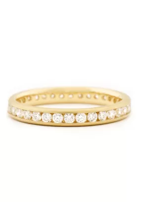 Anne Sportun 18KYG Diamond Eternity Band