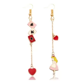 Années 50 Alice Boucles d'Oreilles Pendantes