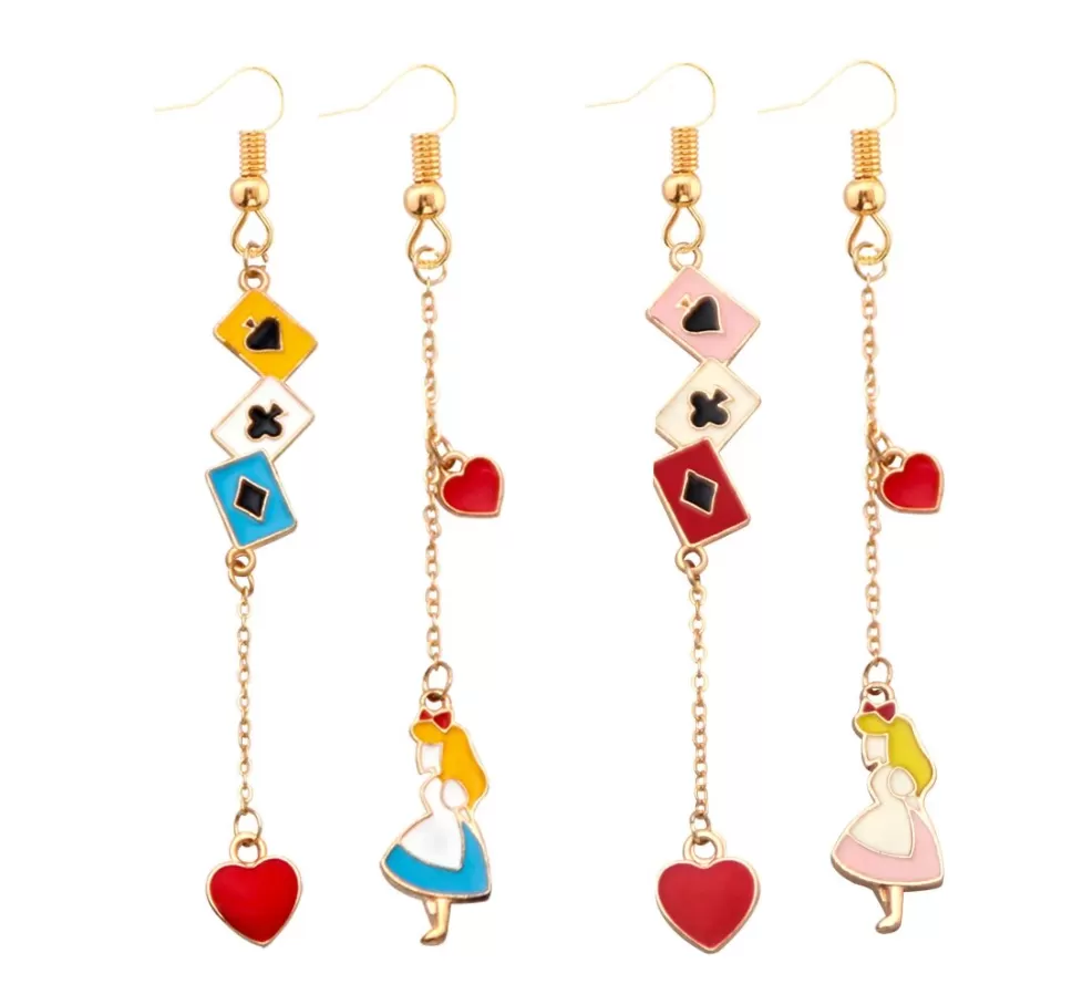 Années 50 Alice Boucles d'Oreilles Pendantes