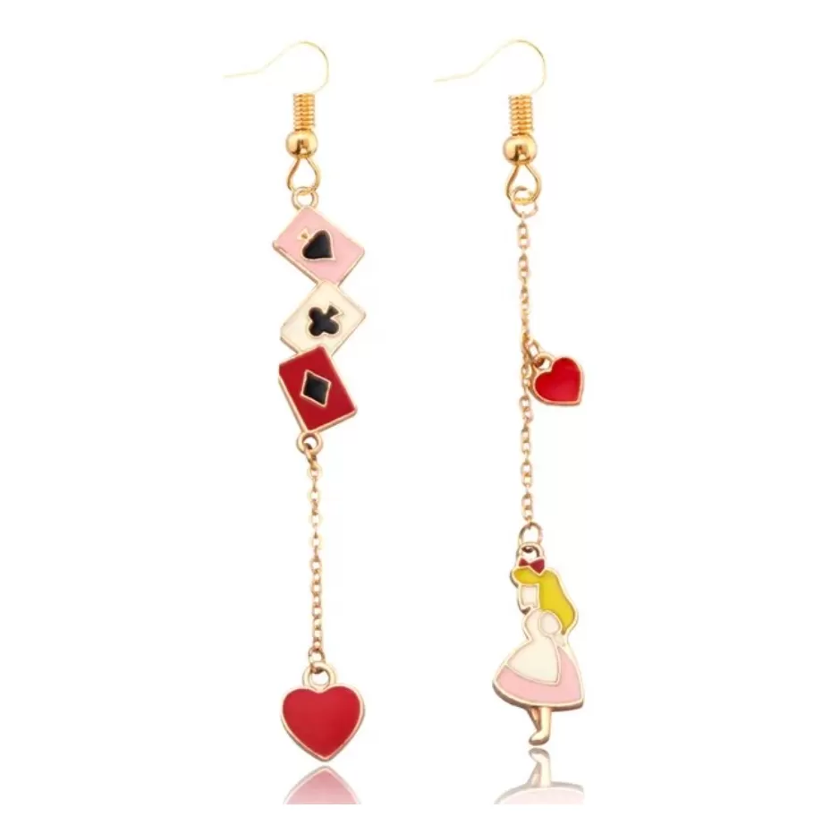 Années 50 Alice Boucles d'Oreilles Pendantes