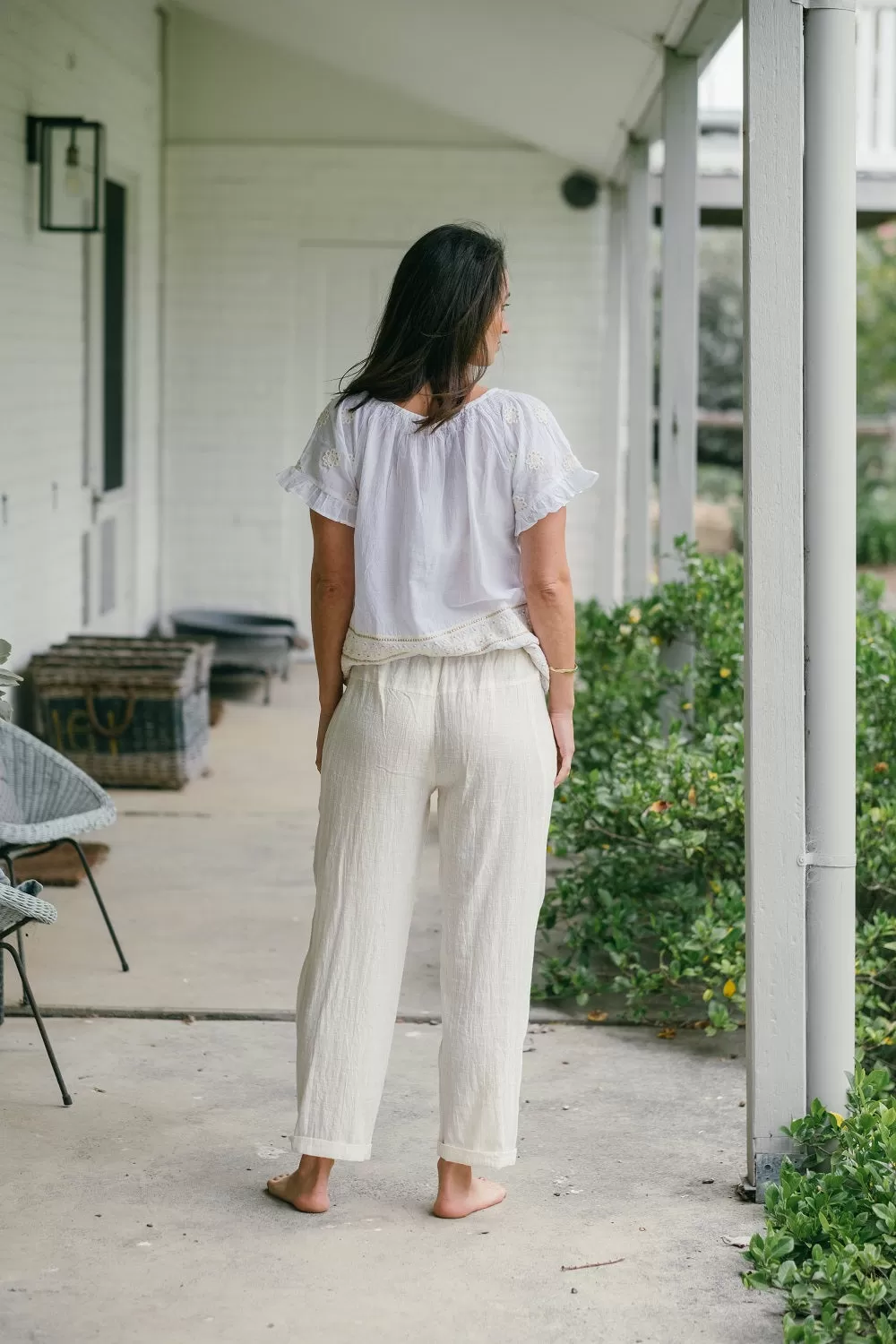 Bangalow Top - White