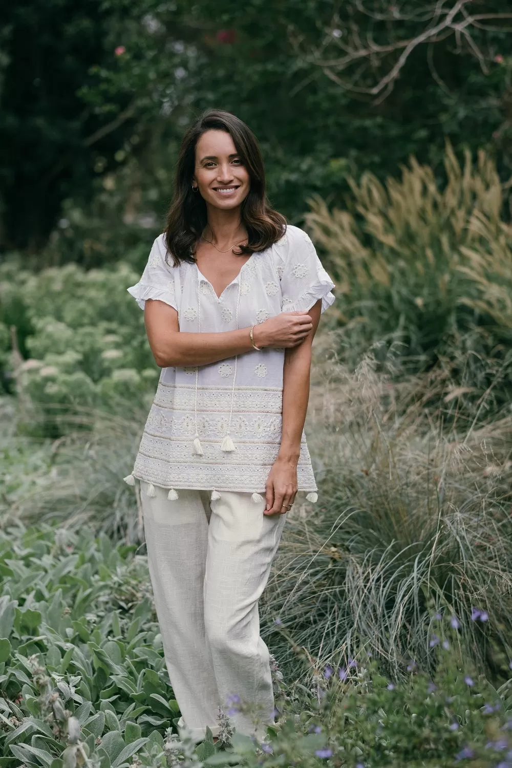 Bangalow Top - White