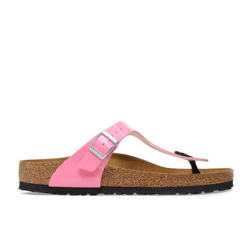 Birkenstock Women's Gizeh - Patent Candy Pink/Black