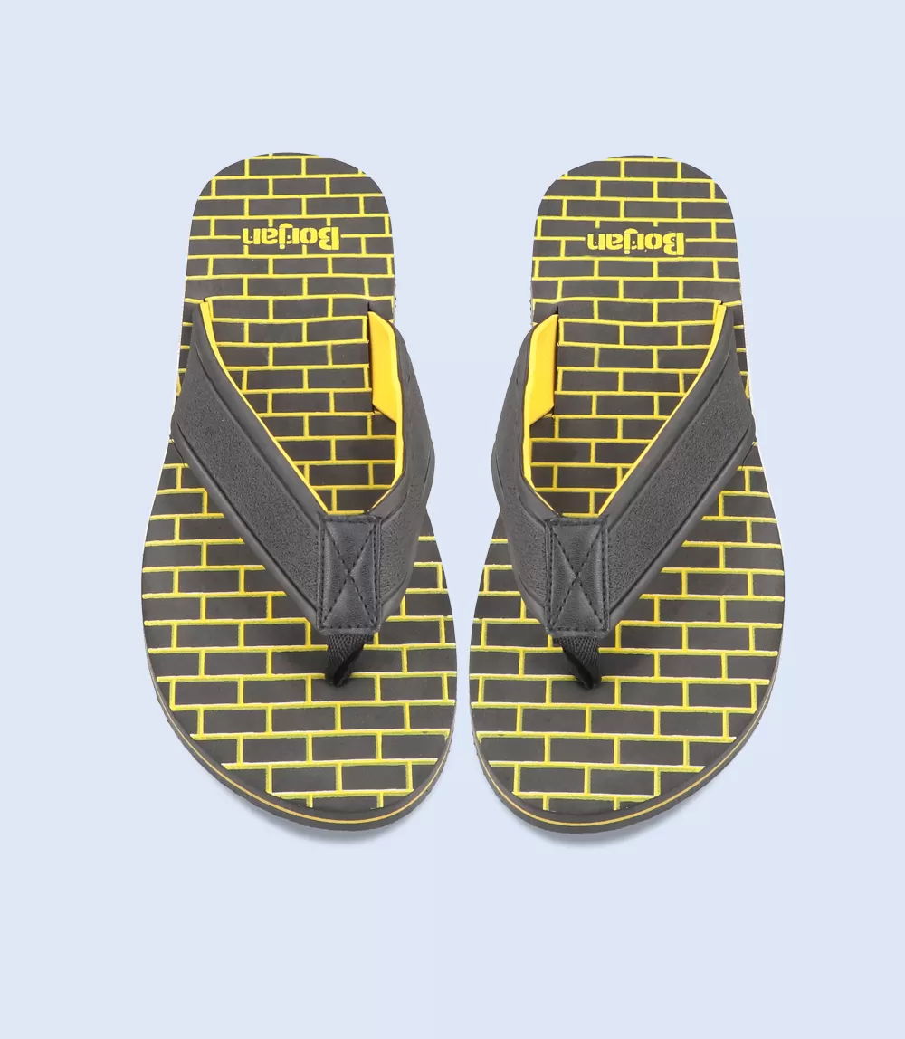 BM5566-BLACK-Men Flip flop