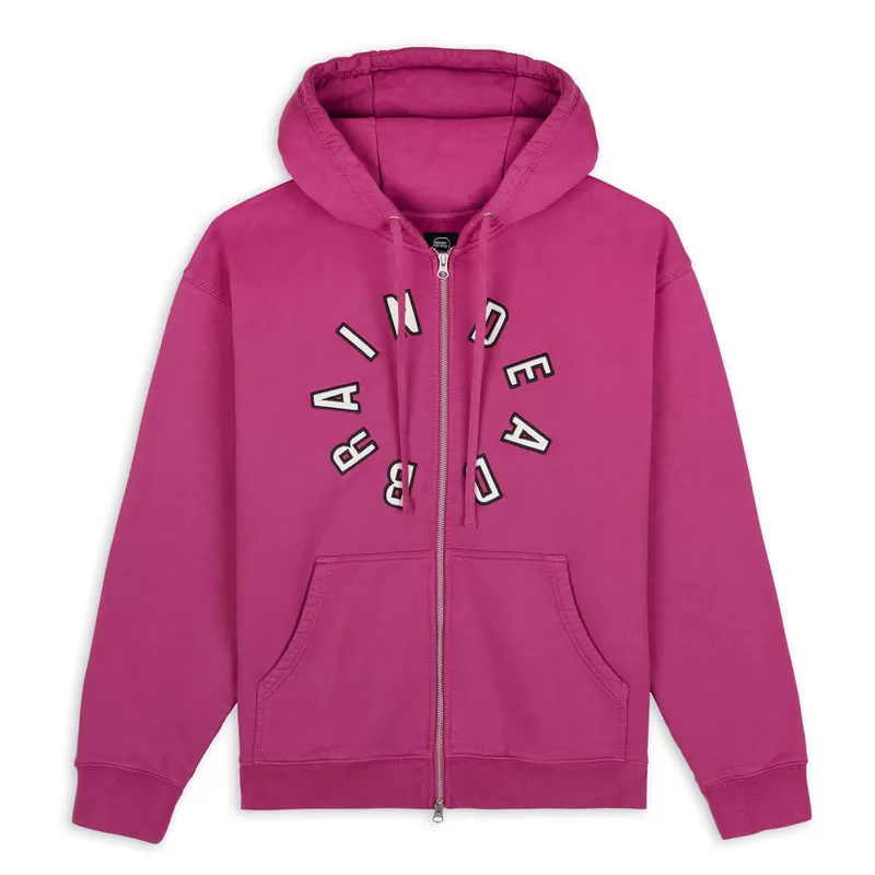 Brain Dead Collegiate Zip Up Hoodie