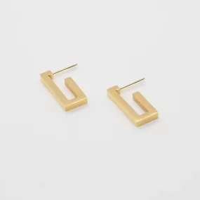 Brenda Grands Rectangular Hoops