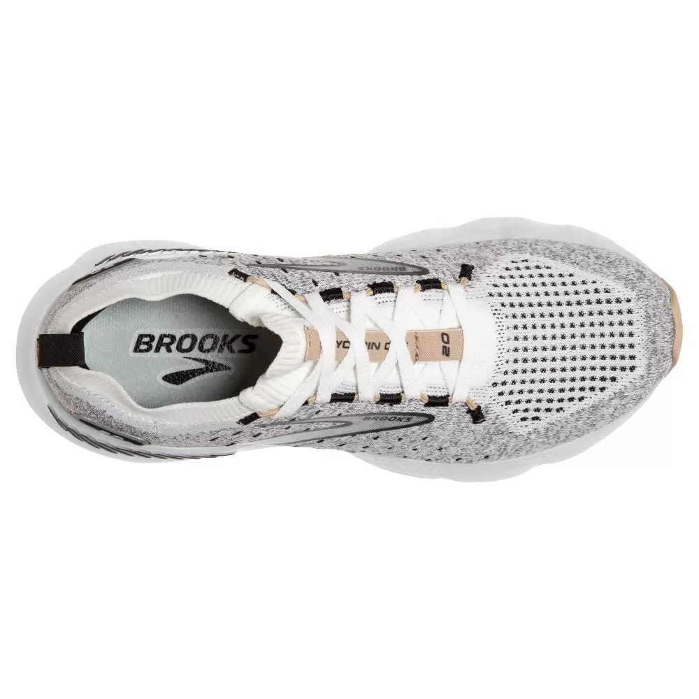 'Brooks' Women's Glycerin StealthFit GTS 20 - White / Black / Cream