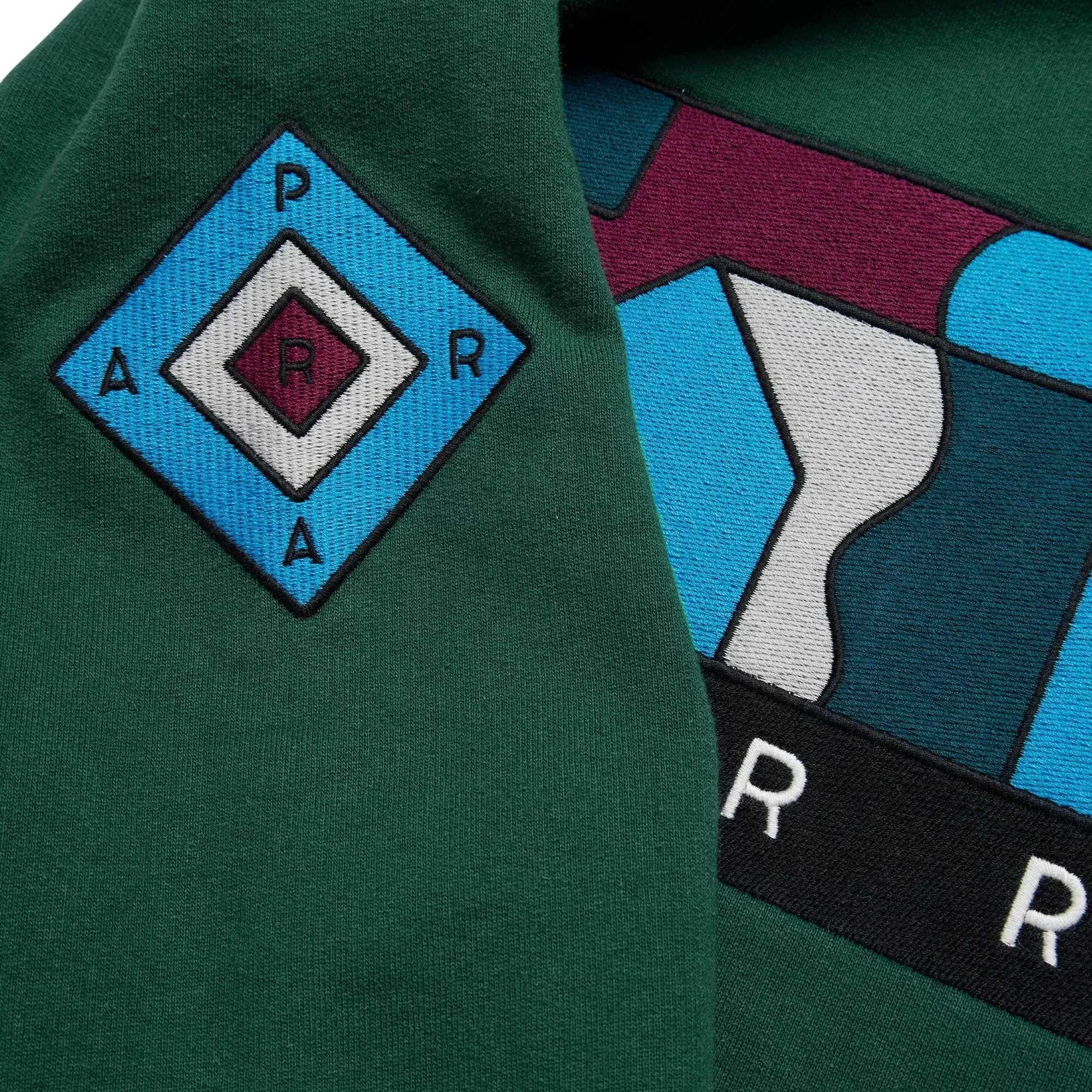 By Parra Mens Blockhaus Crewneck Sweater