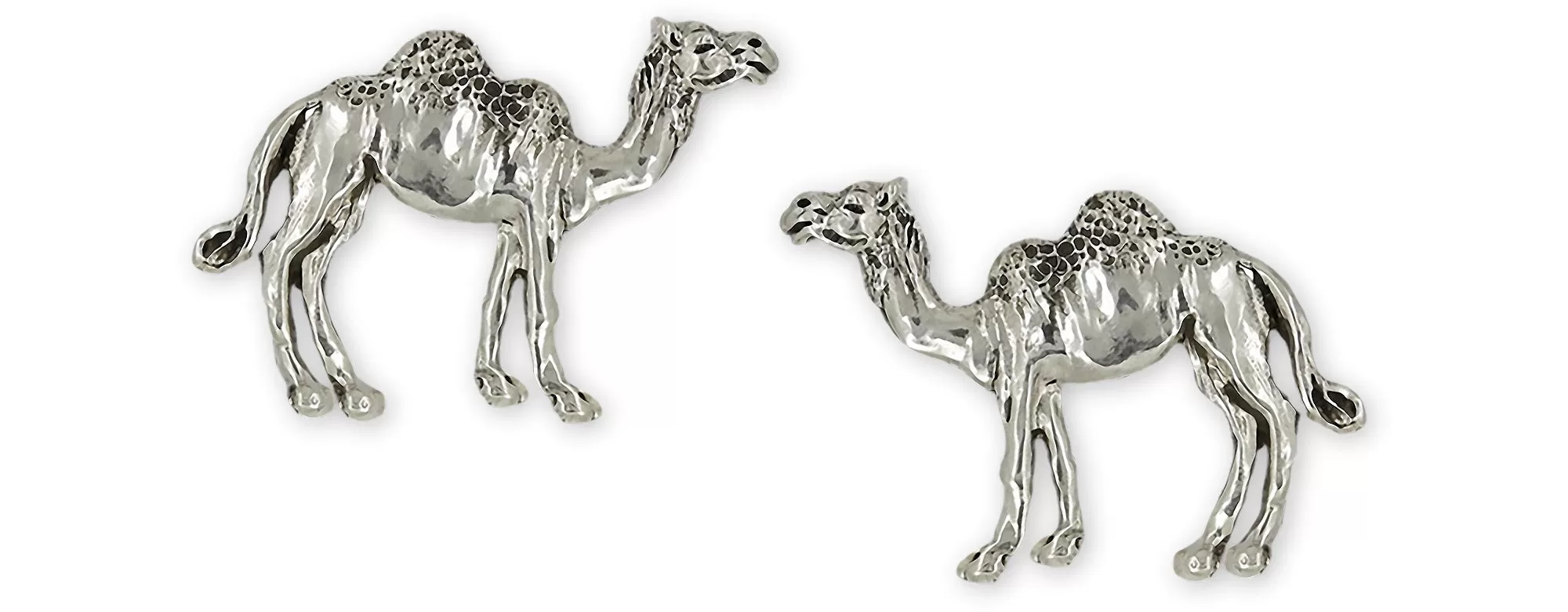 Camel Cufflinks Sterling Silver Handmade Camel Jewelry  CM1-CL