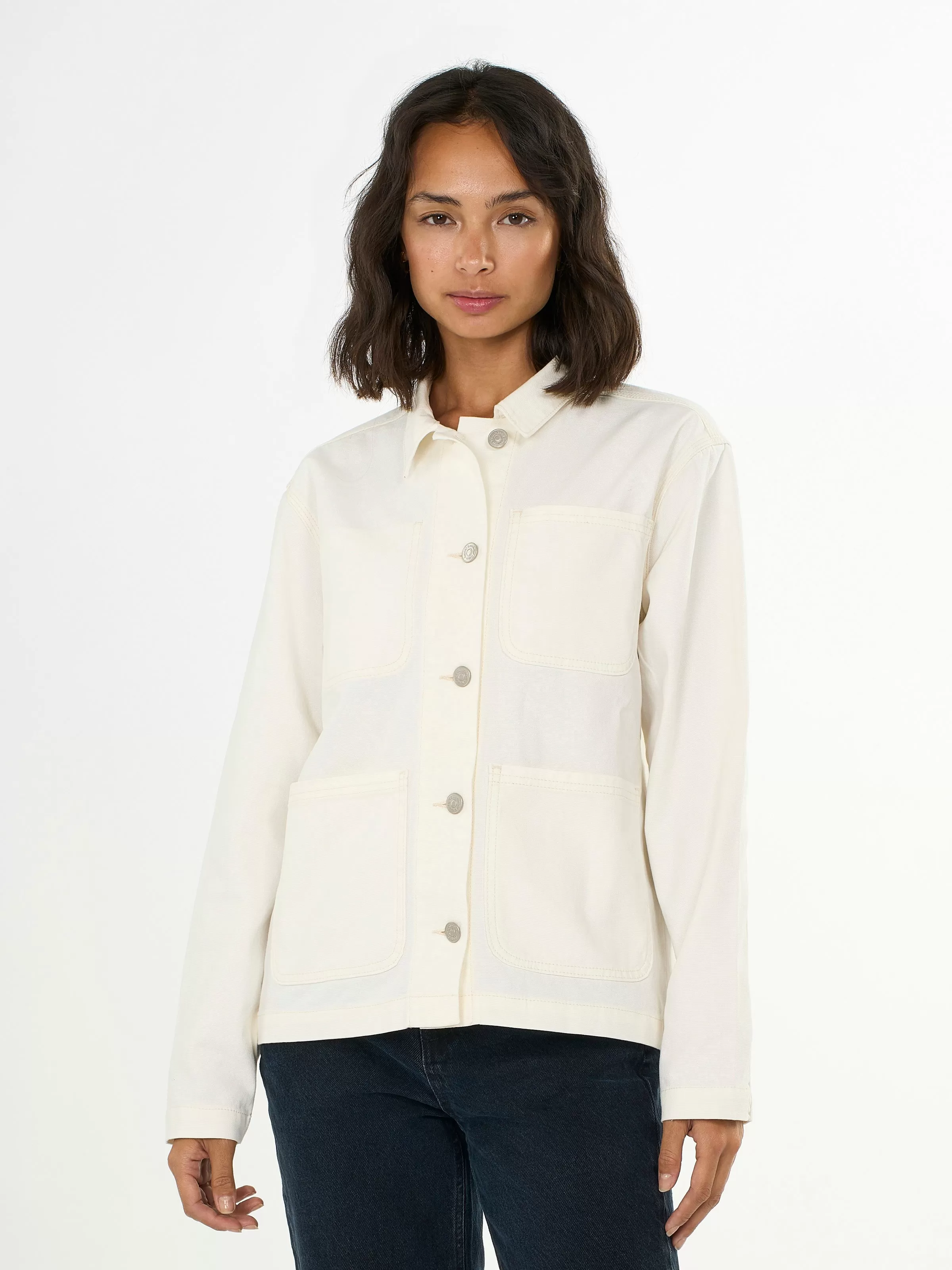 CANVAS WORKWEAR JACKET - Star White