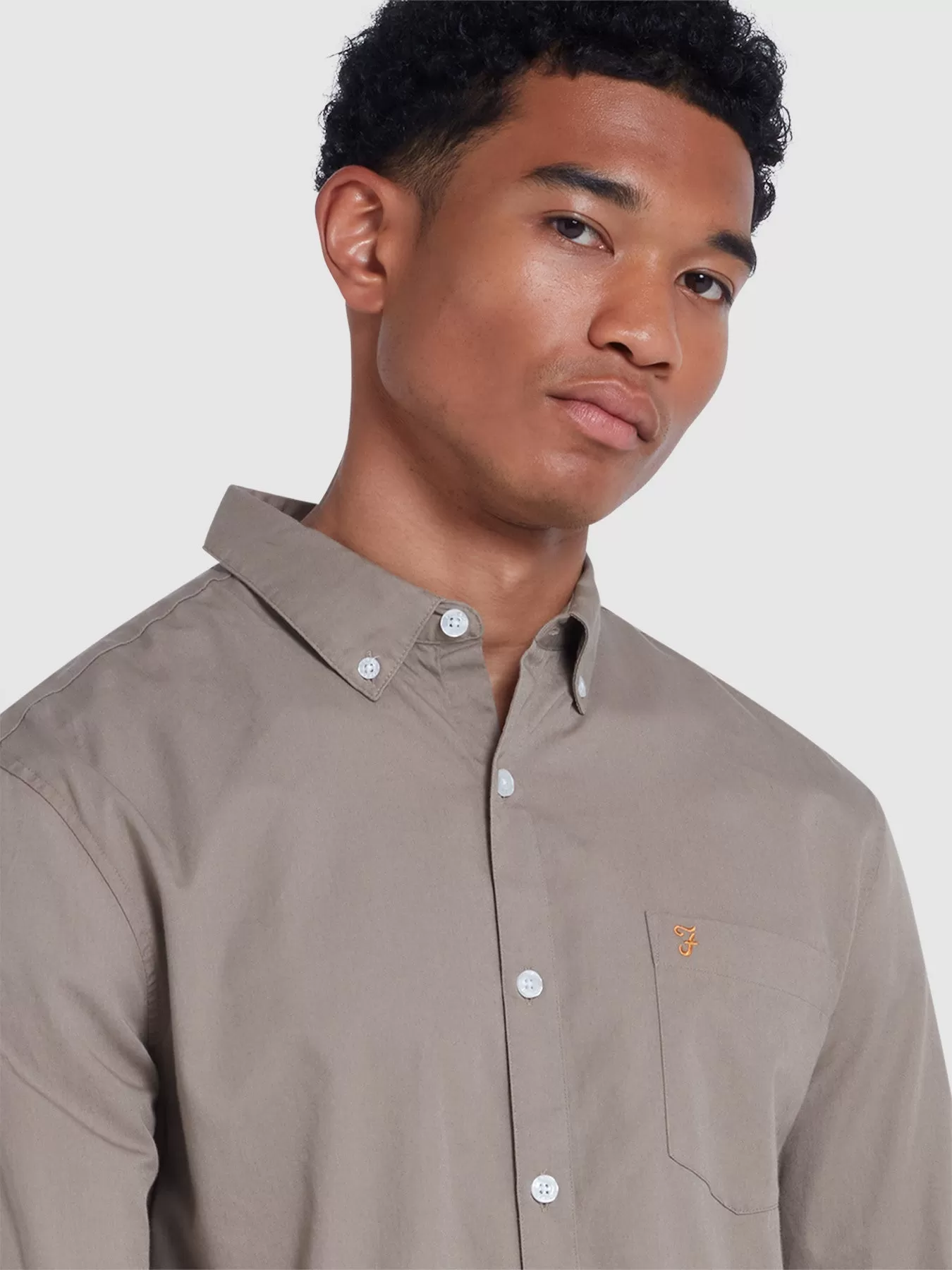 Carlson Shirt In Smoky Brown