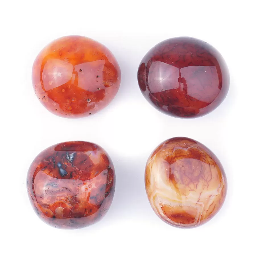 Carnelian Pebble Specimen 40x60mm (75-90 grams) - DS ROCK SHOP