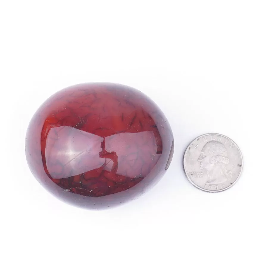 Carnelian Pebble Specimen 40x60mm (75-90 grams) - DS ROCK SHOP