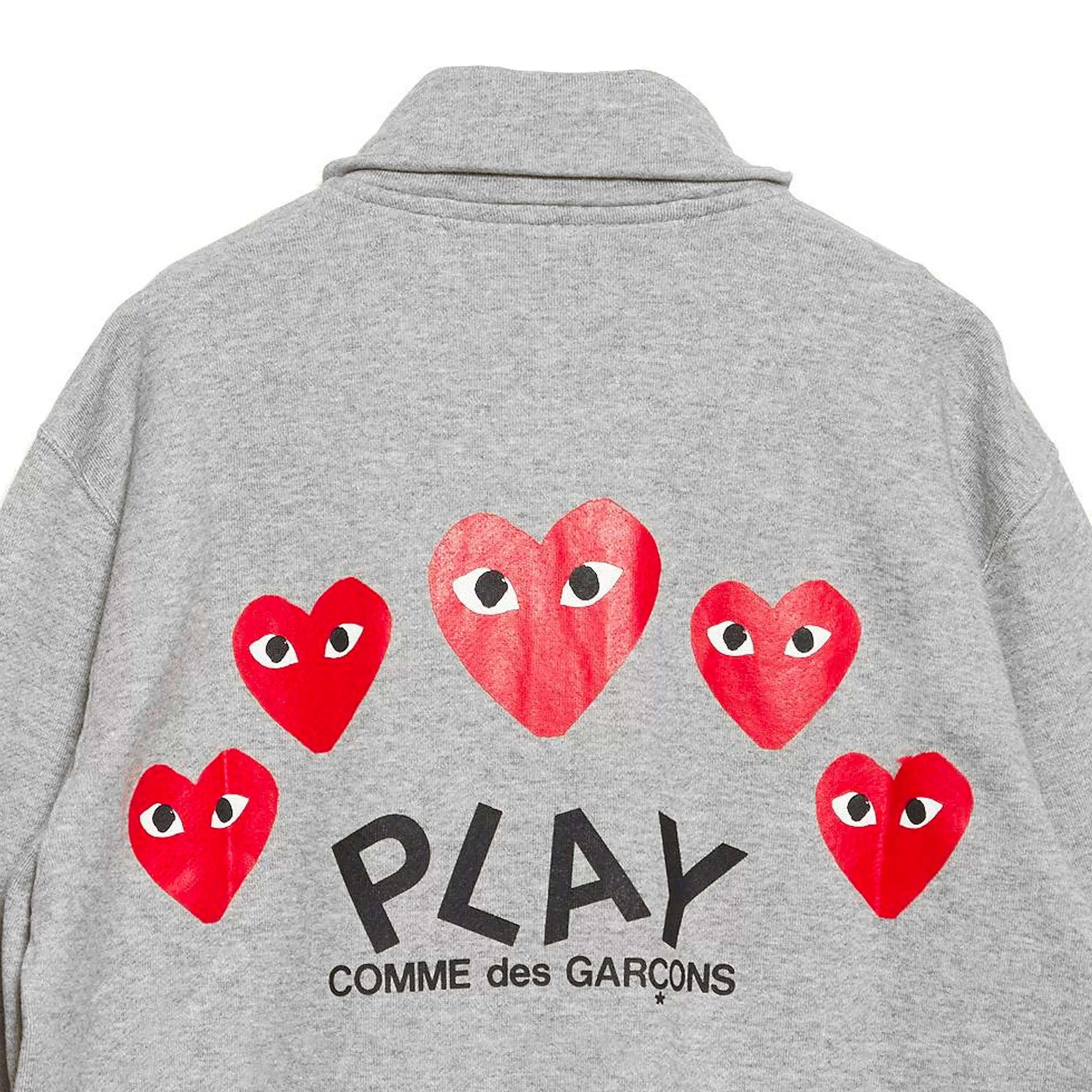 CDG PLAY MULTIHEART TRACK TOP