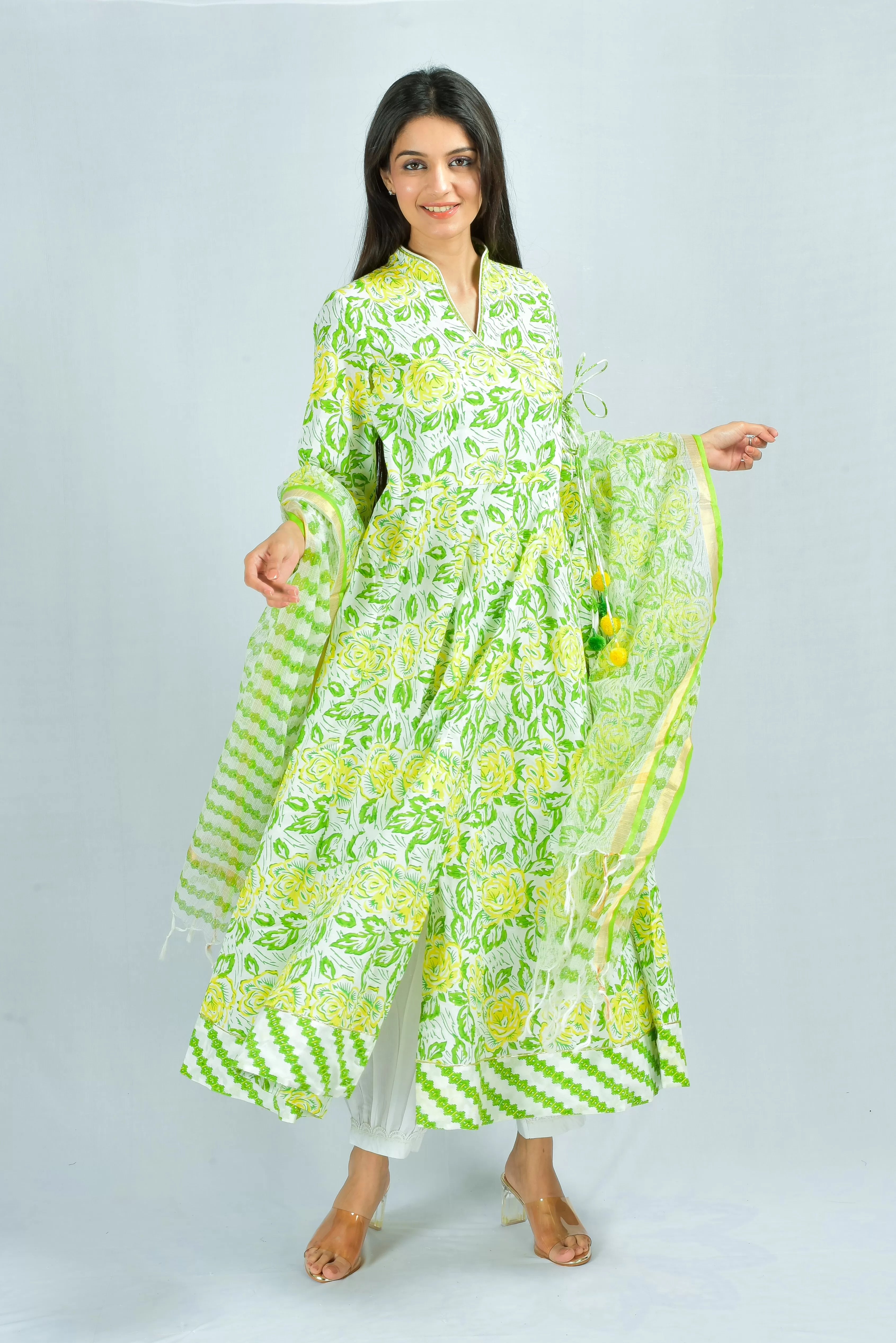 Chaitali RB Angrakha Kurta set