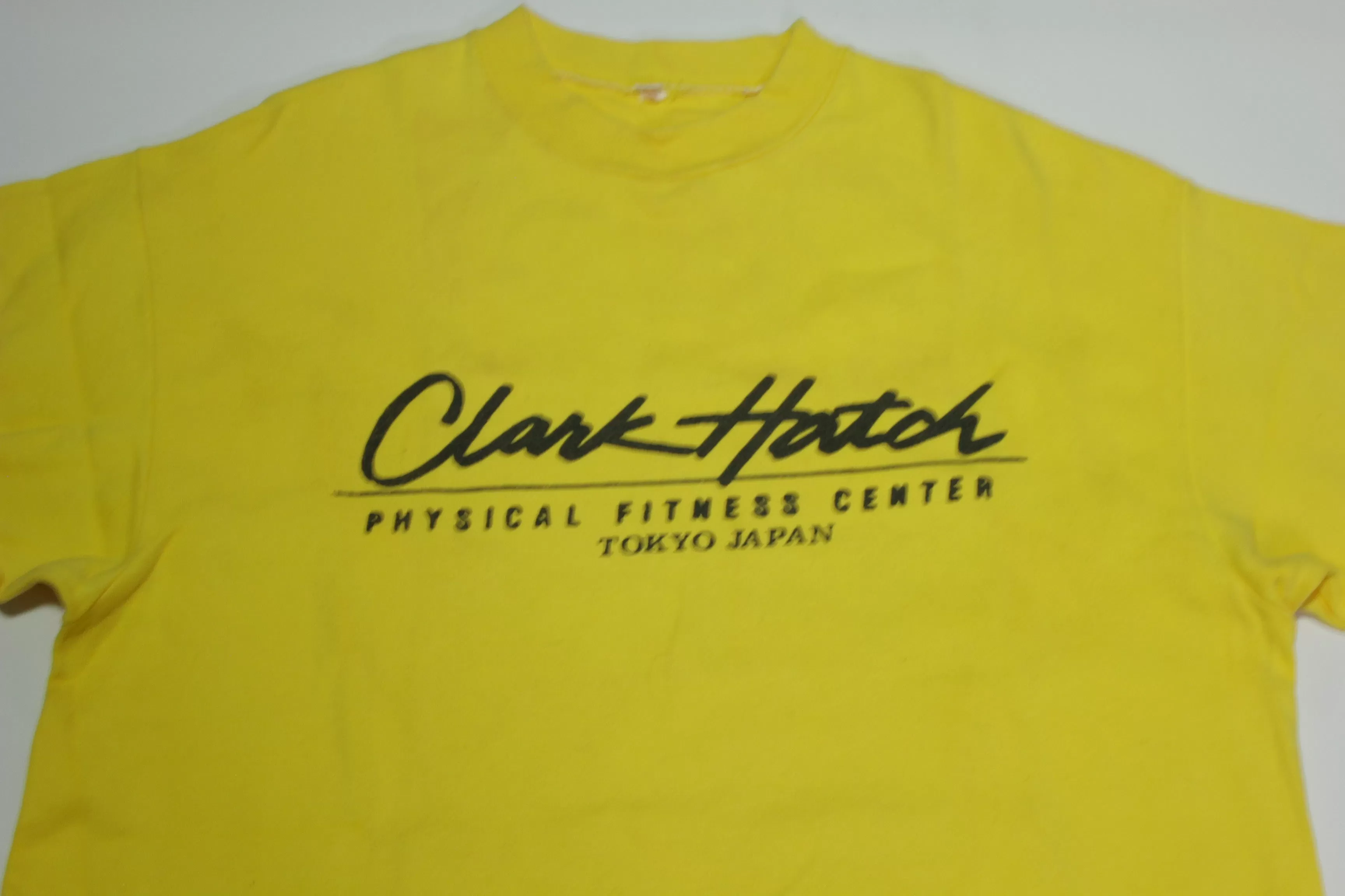 Clark Hatch Physical Fitness Center Tokyo Japan Vintage 60's Deadstock Tourist T-Shirt