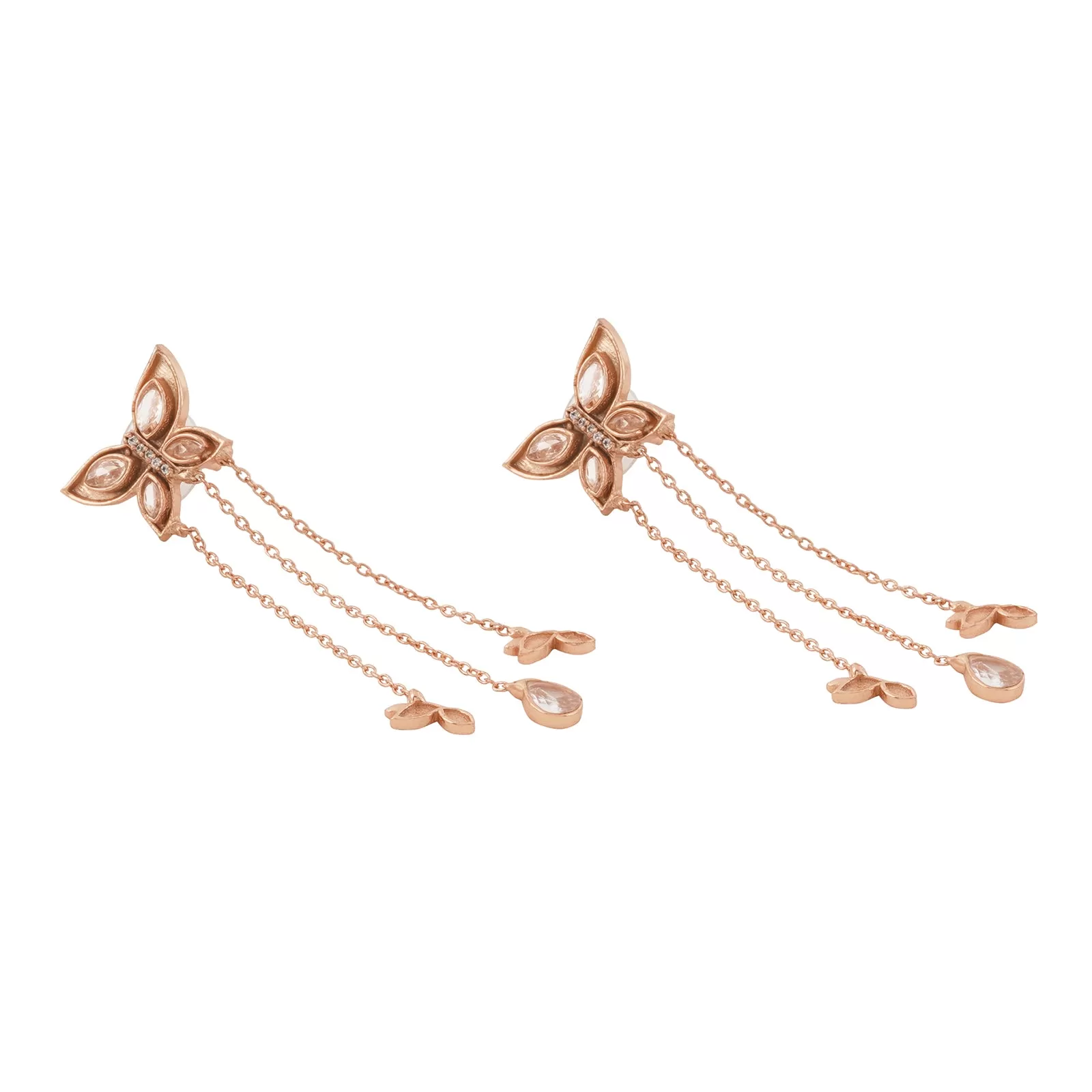 Claudina Rosegold Earring