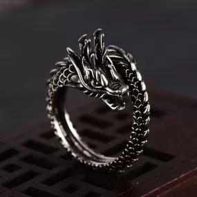 Coiled Dragon Ring